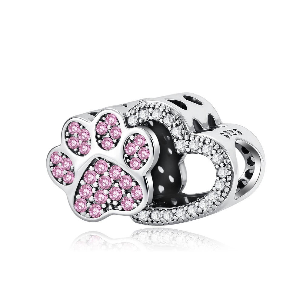 2026 Frühlings-Pink-Serie Ballon Schmetterling Blumen-Anhänger passend für S925 Europäische 925 Sterling Silber Armband Armreifen Halskette