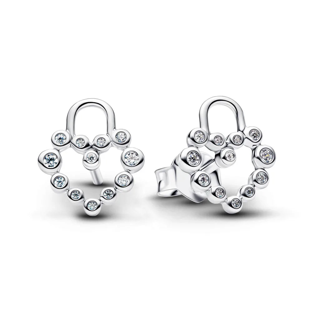 2026 Neue 925er Silber Elefant Kirschblüten Schmetterling Herz Ohrringe, eine zarte Wahl für Damenschmuck