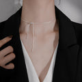 Collares de cadena de serpiente de plata de ley 925 para mujer, joyería de lujo, exquisitos, elegantes, dijes estéticos, accesorios de plata 925
