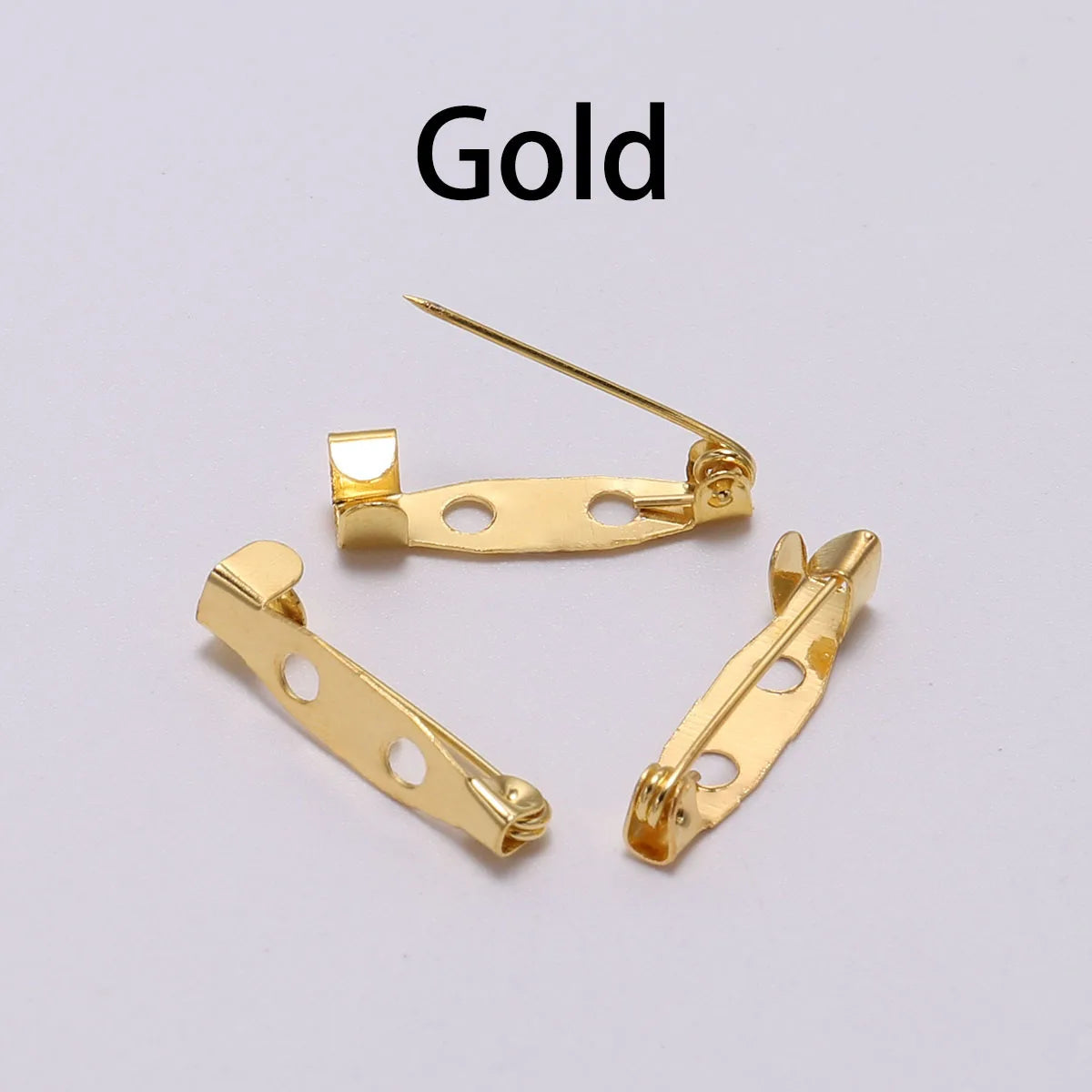 20-50 unidades de 20 25 32 38mm Pin de Broche con Cierre de Seguridad Base en Blanco Soporte para Placa para Fabricación de Joyas DIY Suministros