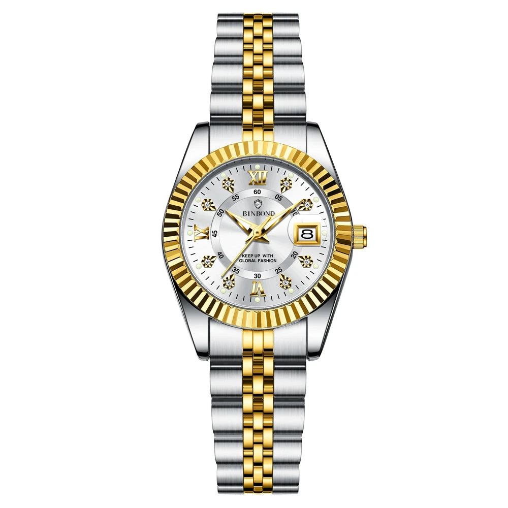 Relojes de Pulsera de Cuarzo de Moda Marca de Lujo Reloj de Diamantes de Alta Calidad Para Hombre Regalos Relojes Automáticos Digitales Para Hombres Reloj de Oro para Hombres