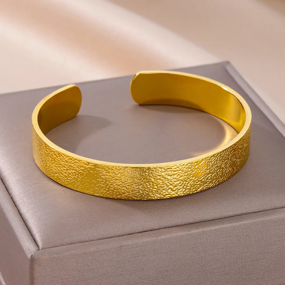 Schlangen Armreif Armband für Damen Edelstahl Vergoldet Öffnungsarmreif Tier Ästhetischer Schmuck pulseras mujer