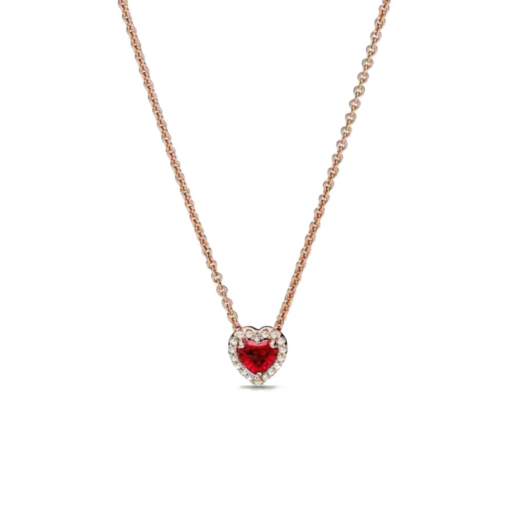 925 Sterling Silver Heart Bow Necklace Fit Christmas Jewelry For Women DIY  Making Party Wedding Gift