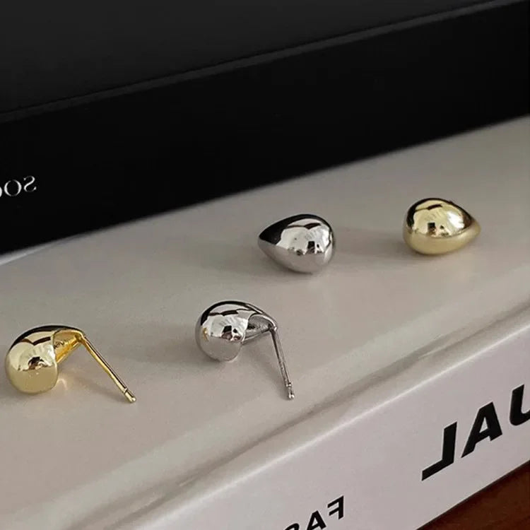 925 Sterling Silber Wassertropfen Ohrring für Damen Geschenk Minimalismus Vielseitig Büro Trend Schmuck Dropshipping