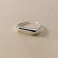 925 Sterling Silber Geometrie Bogenförmige Offene Ringe Für Frauen Verlobung Hochwertiger Schmuck Zubehör Großhandel Schmuck