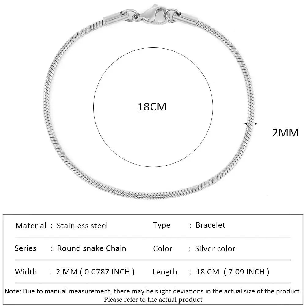 SUNIBI Klassische Schlangenkettenarmbänder für Damen, Trendige Mode, Edelstahl-Kubakettenarmband, Trendige Damengeschenke, Schmuck