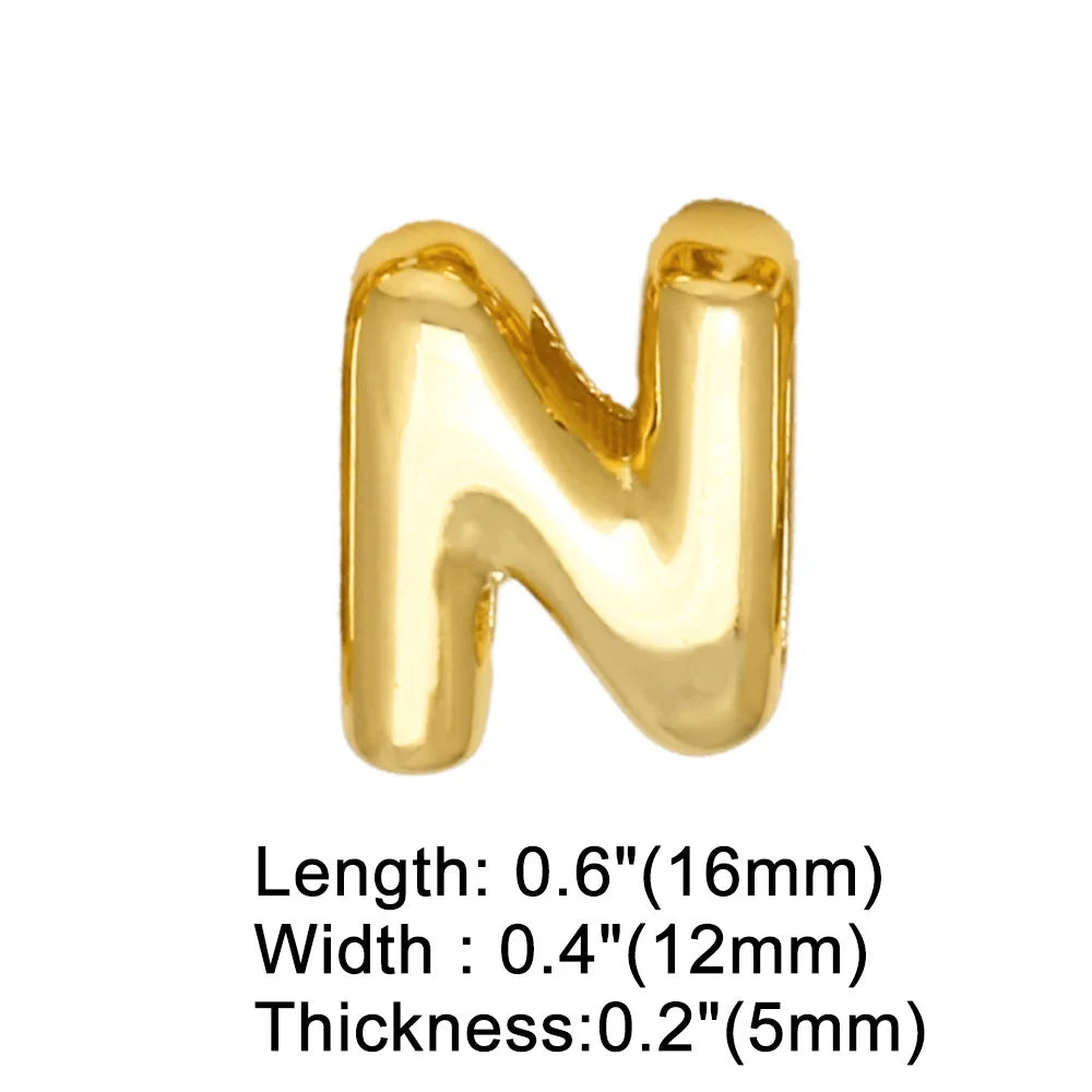 FLOLA DIY 26 Buchstaben Personalisierte Namensarmbänder für Damen Gold Silber Farbe Breites Band Initial Armbänder Handgemachter Schmuck brtd91