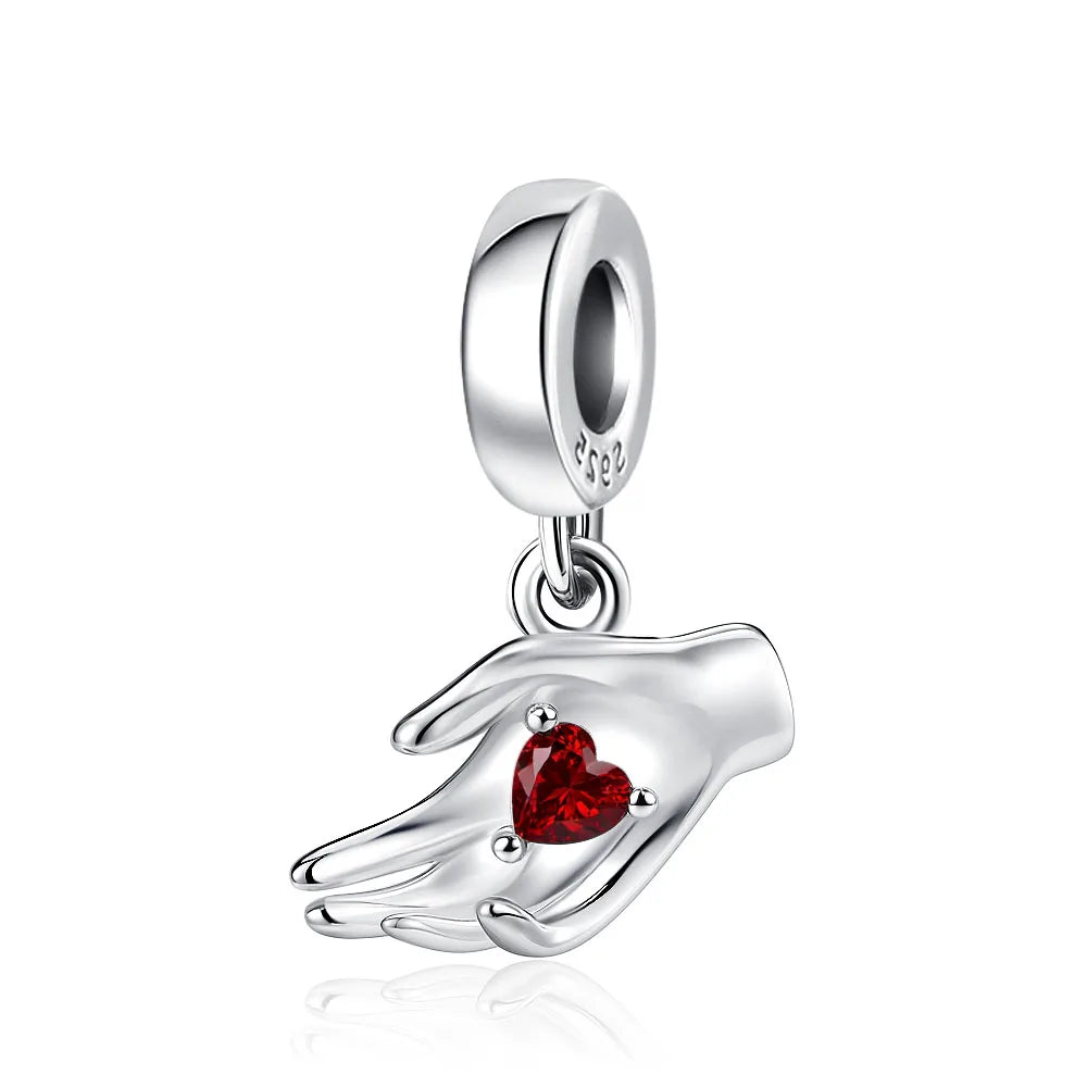 2026 925 Silber Blume, Schmetterling, Highland-Kuh, Motorrad-Anhänger passend für europäisches Original-Armband DIY Schmuck Exquisiter Schmuck