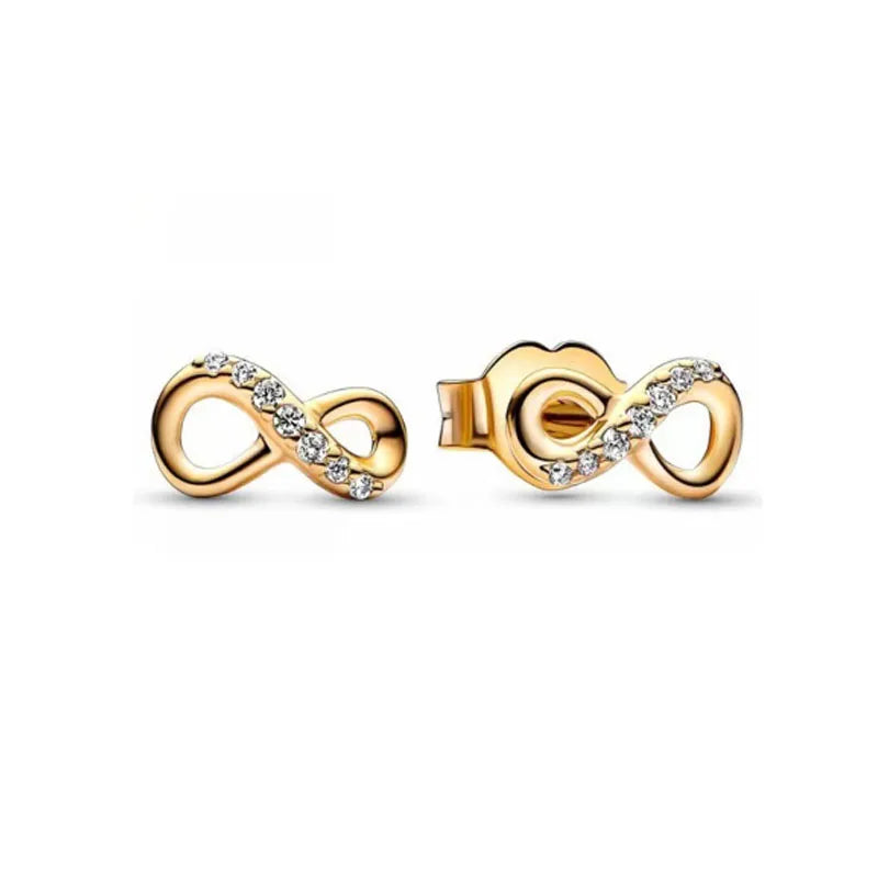 Pendientes de tuerca europeos con cruz de girasol, color dorado, para mujer, festival, exquisitos abalorios, regalos de joyería, plata 925