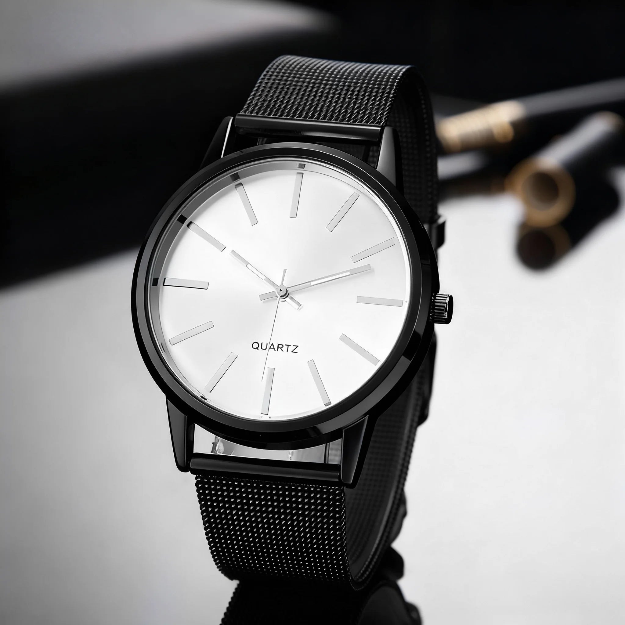 Luxus-Damenuhren 2025 Neu Stilvoll Silber Minimalistisch Business Damen Quarz Armbanduhr Atmungsaktives Leder Edelstahl Uhr Reloj Mujer