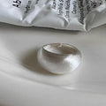 925er Sterlingsilber Tellipse Geometrie Geschliffen Einfache Ringe Für Frauen Paar Verlobung Luxus Schmuck Accessoires
