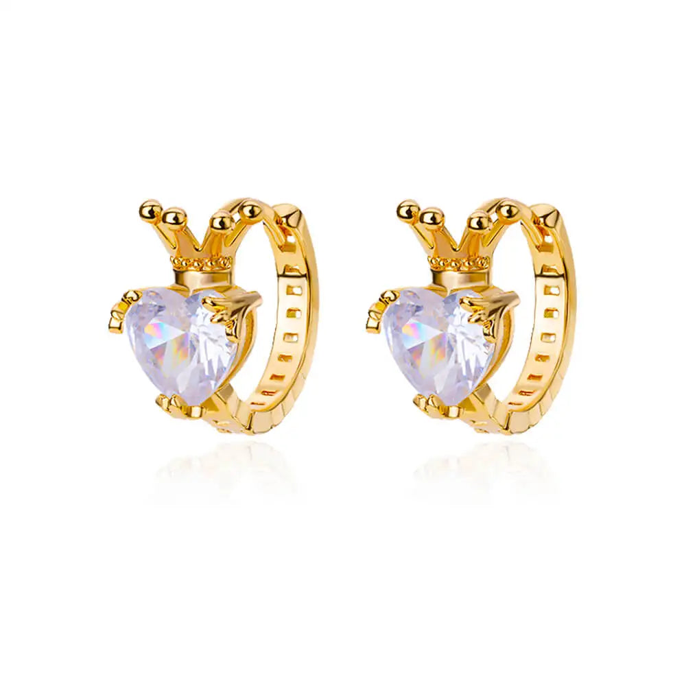 Zirkon Ohrhänger Ohrringe für Frauen Edelstahl Creolen Piercing Ohrringe Trending 2024 Neuer Schmuck Ohrringe Damen Bijoux Femme