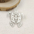 Creative punk style hollow fun turtle stainless steel gold-plated 18K brooch, black suit accessories, wedding matching set
