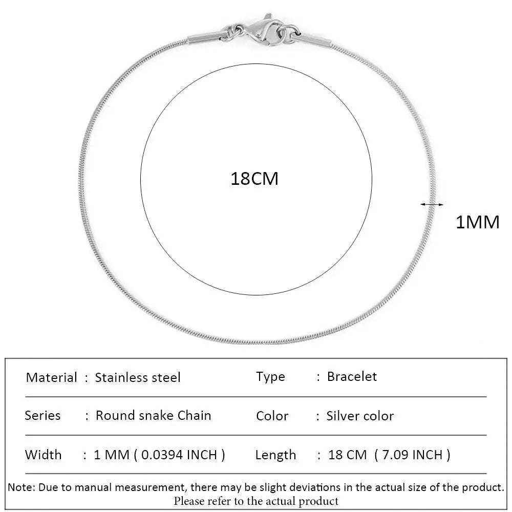 SUNIBI Klassische Schlangenkettenarmbänder für Damen, Trendige Mode, Edelstahl-Kubakettenarmband, Trendige Damengeschenke, Schmuck