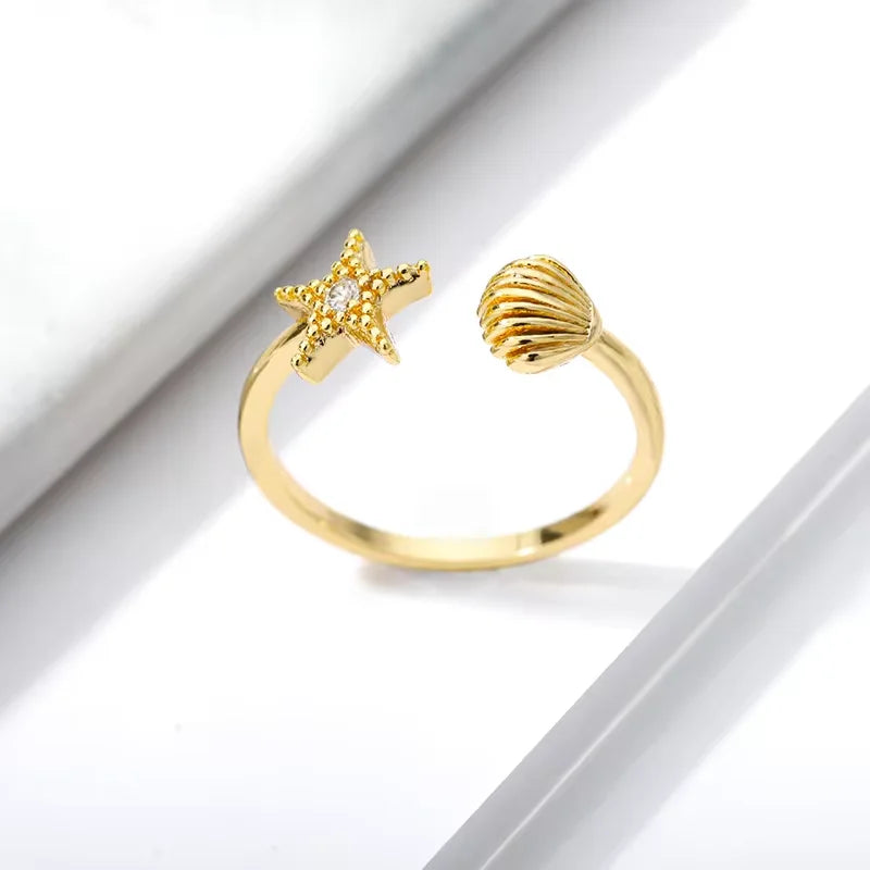 Freshwater Pearl Jewelry Set Shell Starfish Star Necklace Anklet Sets For Women Fashion Stainless Steel Chain Party Daily Gifts