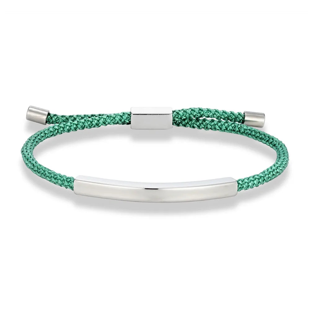 Männer Frauen Punk SOS Individuelles Logo Name Gravur Text Verstellbares dünnes Seilarmband Personalisierbares Edelstahl-ID-Armband