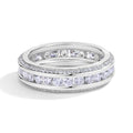 MINTYBOX S925 Sterling Silber Moissanit Ring D VVS1 im Labor gezüchteter Diamant 1,68 Karat Trauringe für Frauen Ehering Geschenk