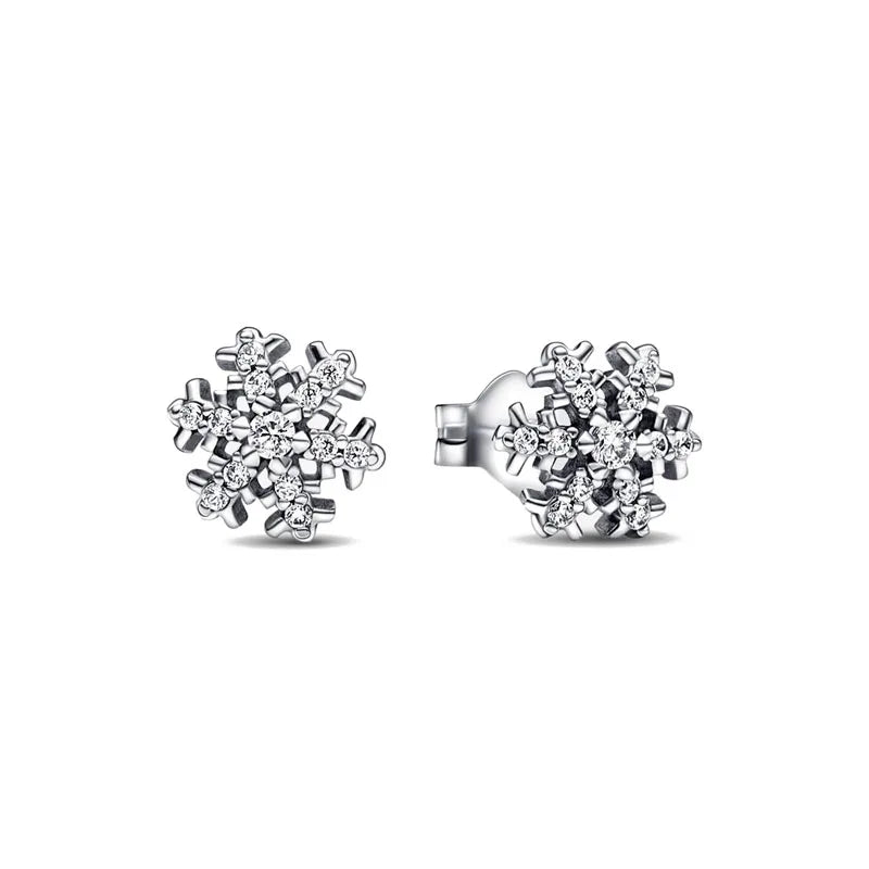 Nuevos pendientes de plata 925 con diseño de mariposa y flor, estilo europeo, para mujer, regalo de joyería exquisita para festivales