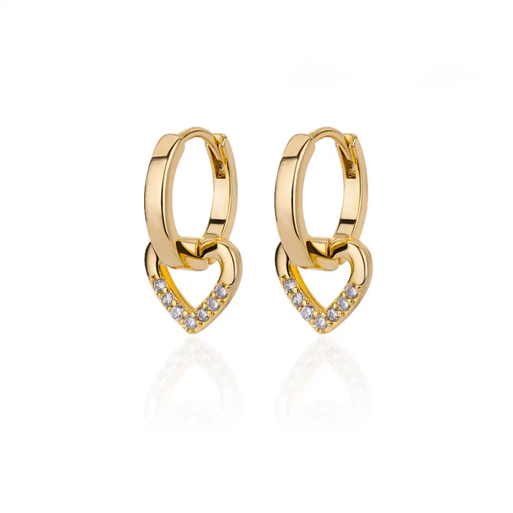 Pendientes de Perlas Irregulares para Mujer de Acero Inoxidable con Perla Redonda y Clip Circular para la Oreja, Regalo de Joyería para Mujer, Accesorios.