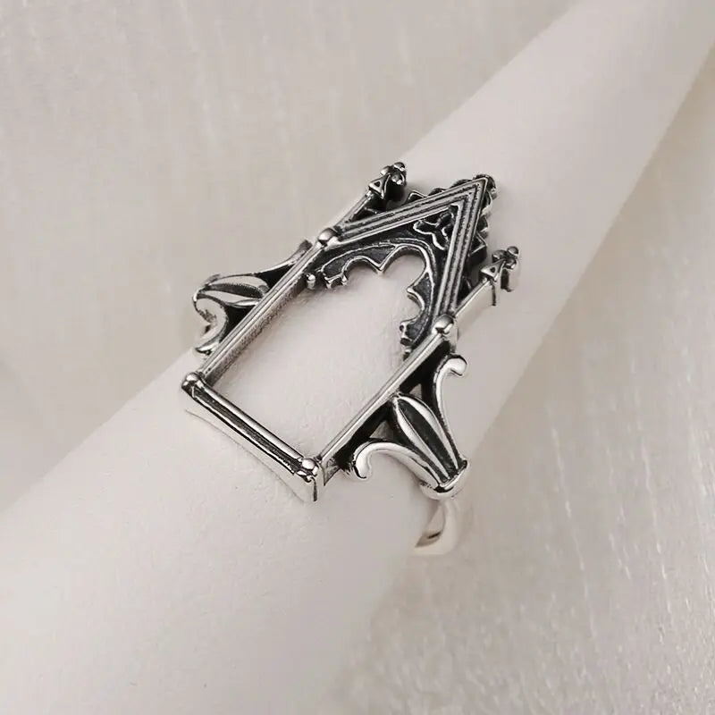 925er Sterlingsilber Schloss verstellbare Ringe für Frauen Verlobung Hochzeit Luxus Schmuck Großhandel