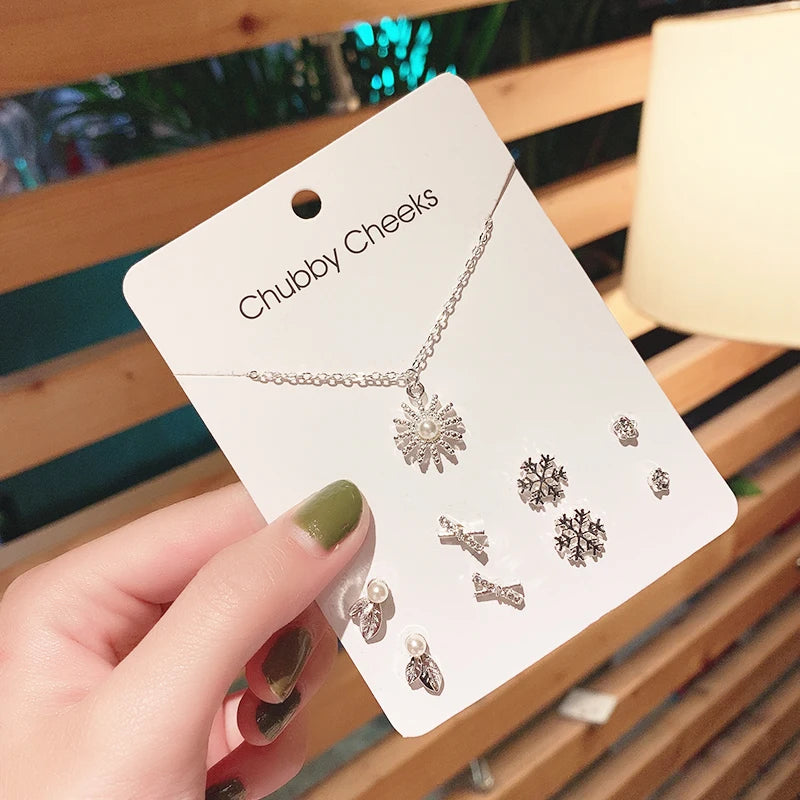 Neue S925 Silber Nadel Ohrstecker Set für Frauen Mädchen Einfache Süße Exquisite Mini Ohrringe Schmuck Geschenk Großhandel Direktverkauf