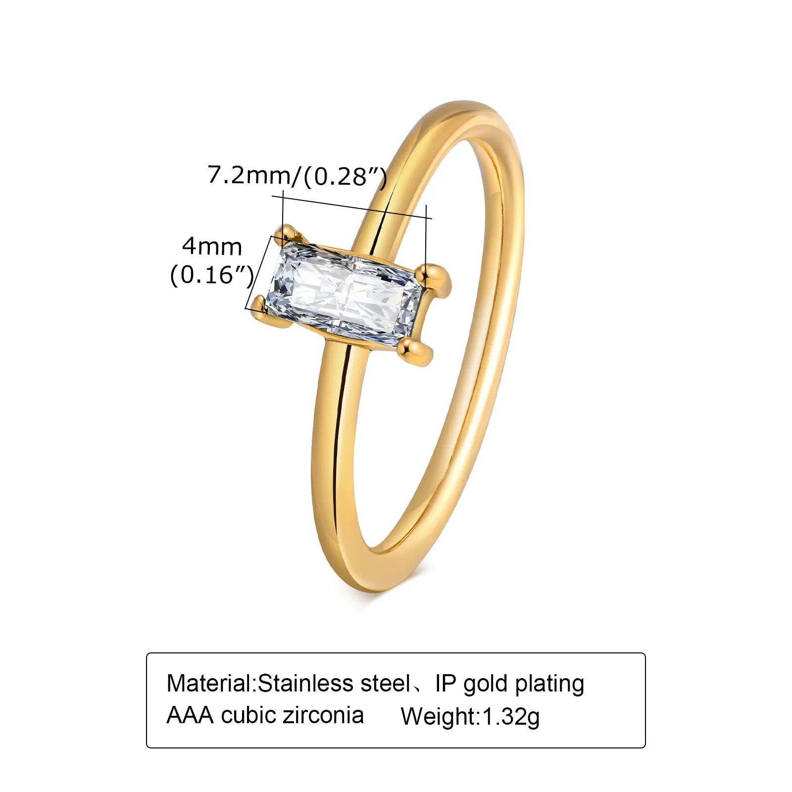 2er-Set Stapelringe für DamenEdelstahl 2mm dünn Goldfarben Kuppelform Minimalistischer Schmuck