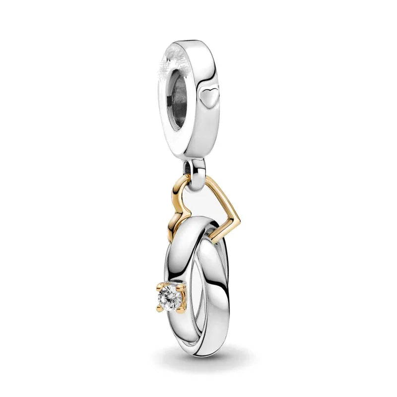 Europäisches Neues 925 Sterling Silber Frühling Neue Rosa Blume Ballon Katze Diy Perlen Charm Passend Europäische S925 Armband Armreifen