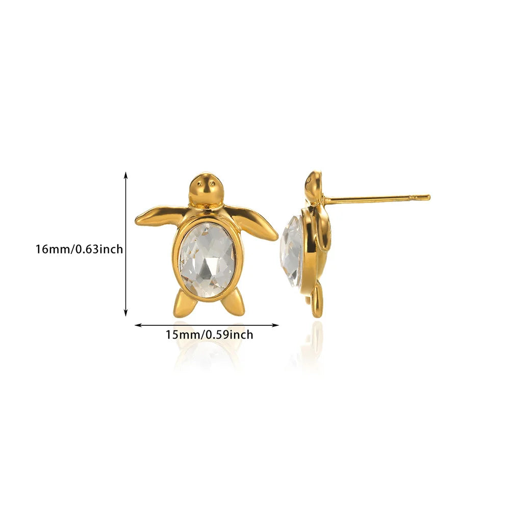 Pendientes de acero inoxidable con flor geométrica para mujer, aretes dulces con forma de girasol, chapados en oro, joyería para perforación de orejas, accesorios de boda, regalos