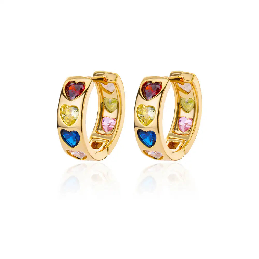 Zirkon Ohrhänger Ohrringe für Frauen Edelstahl Creolen Piercing Ohrringe Trending 2024 Neuer Schmuck Ohrringe Damen Bijoux Femme