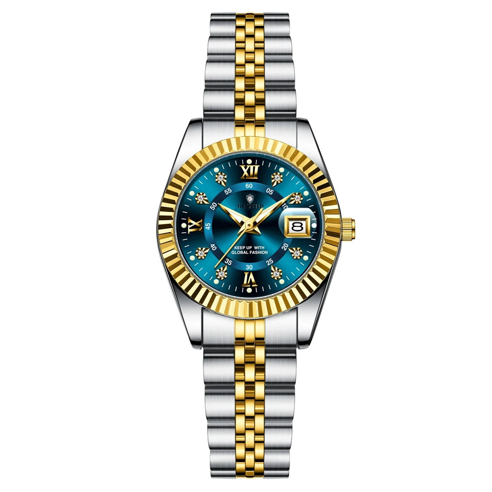Relojes de Pulsera de Cuarzo de Moda Marca de Lujo Reloj de Diamantes de Alta Calidad Para Hombre Regalos Relojes Automáticos Digitales Para Hombres Reloj de Oro para Hombres