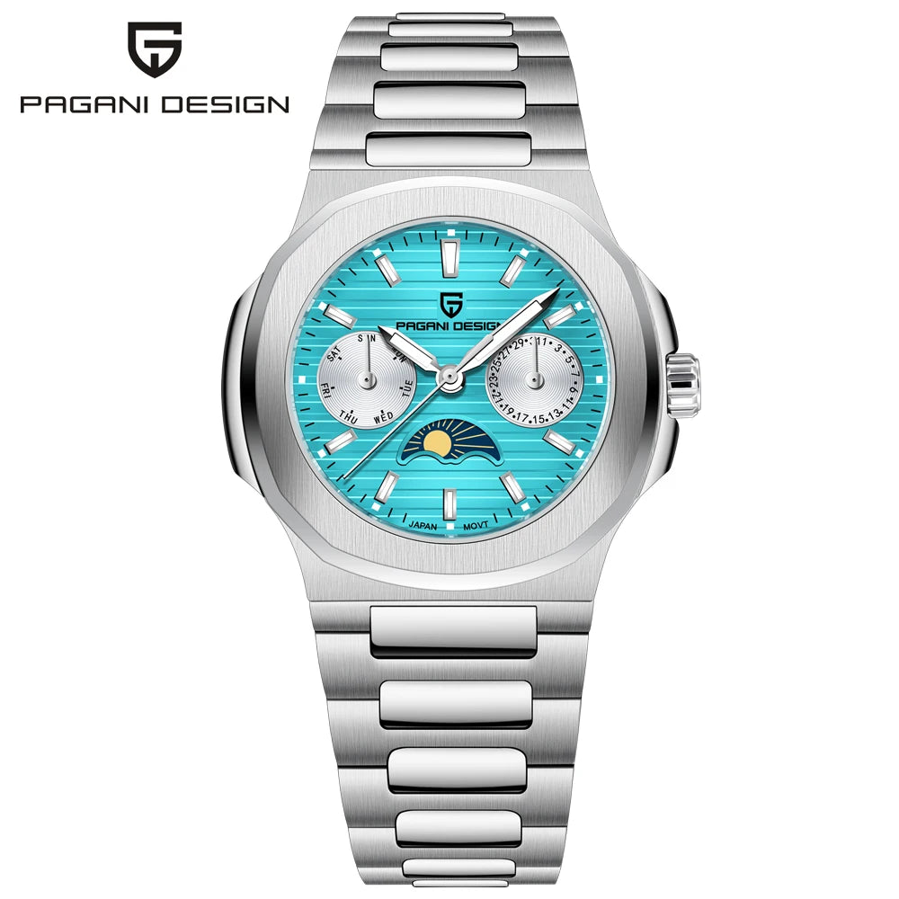 2024 Neue PAGANI DESIGN Damenuhren Luxusuhr für Damen Quarz-Armbanduhr Damen Saphir Wasserdicht Exquisites Geschenk Uhr
