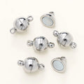 4/6 Stück/Packung 8*14MM 14K/18K Vergoldetes Messing Magnetverschluss Perlen für handgemachten DIY Schmuckzubehör