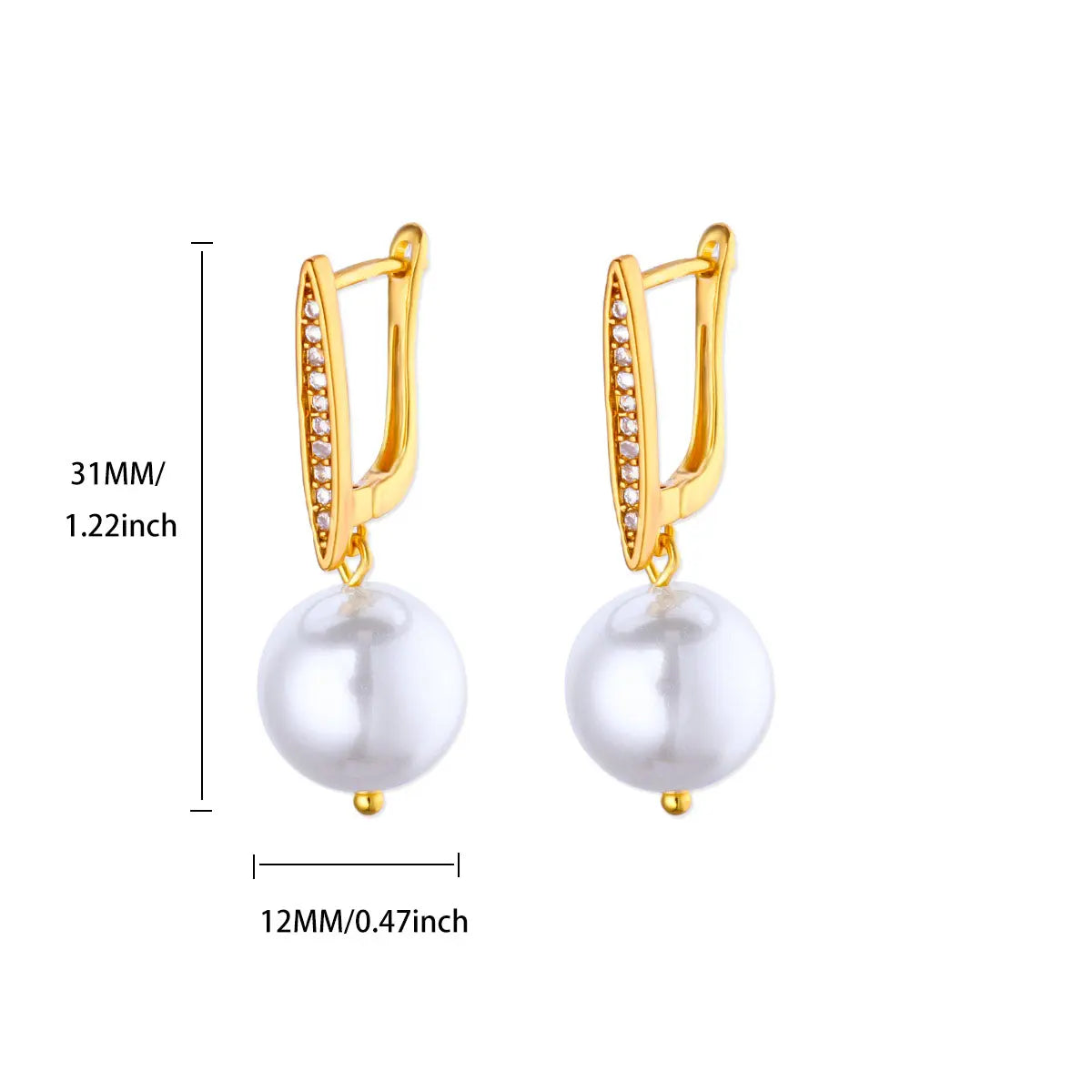 Elegante Imitationsperlen-Ohrringe für Damen Edelstahl Herz Schmetterling Muschel Tropfenohrringe Luxuriöser Ästhetischer Schmuck als Geschenk