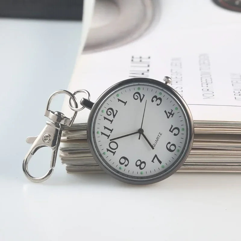 Taschenuhren Krankenschwester-Taschenuhr mit Schlüsselanhänger Ärzte Studentenprüfung Quarzuhr Medizinische Vintage-Uhr Kindergeschenk