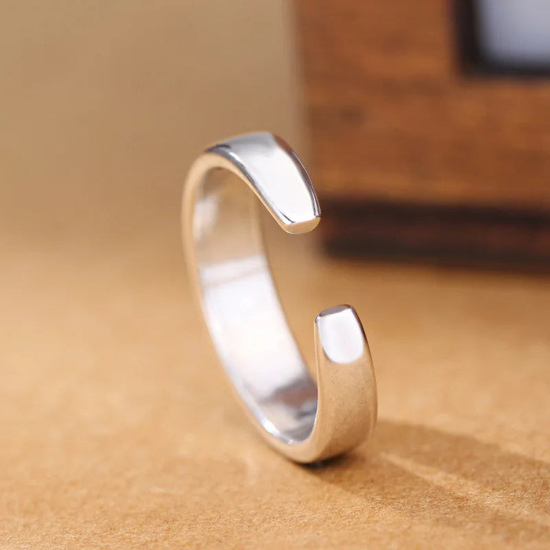 925er Silber Drei-Blumen-Offene Ringe für Frauen, Hochzeitsschmuck-Accessoires
