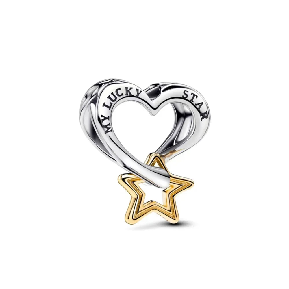 Heiß verkaufter Weihnachts-Weihnachtsmann 925er Silber Charm Bead passend für europäische Armband-Armreifen Damenhalskette Schmuck