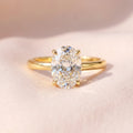 925 Sterling Silber Zirkon Wunderschöne glänzende ovale Steinringe für Frauen Verlobung Hochzeit Luxus hochwertige feine Schmuckgeschenk