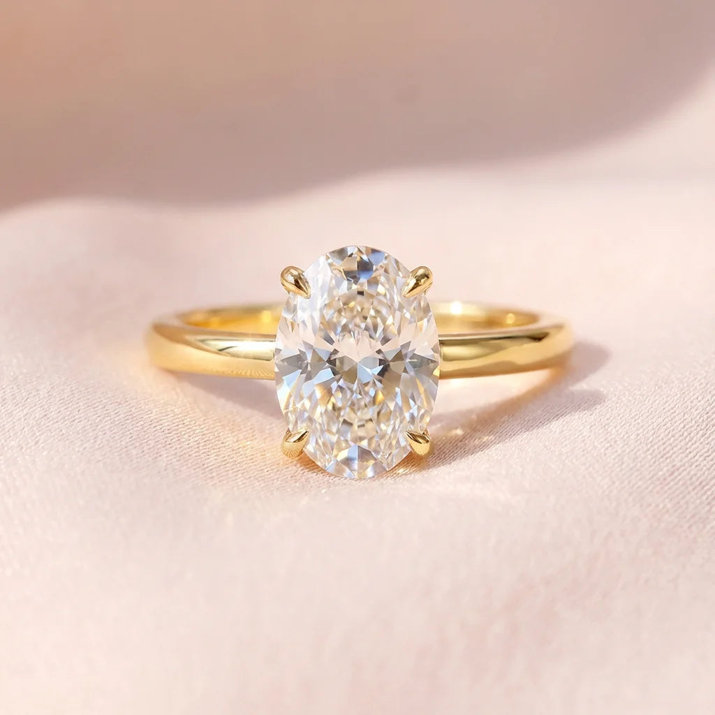 925 Sterling Silber Zirkon Wunderschöne glänzende ovale Steinringe für Frauen Verlobung Hochzeit Luxus hochwertige feine Schmuckgeschenk