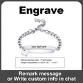Personalisiertes Herz-Armband für kleine Mädchen/Jungen, gravierbares ID-Namensarmband, personalisiertes Edelstahlketten-Geburtstagsgeschenk