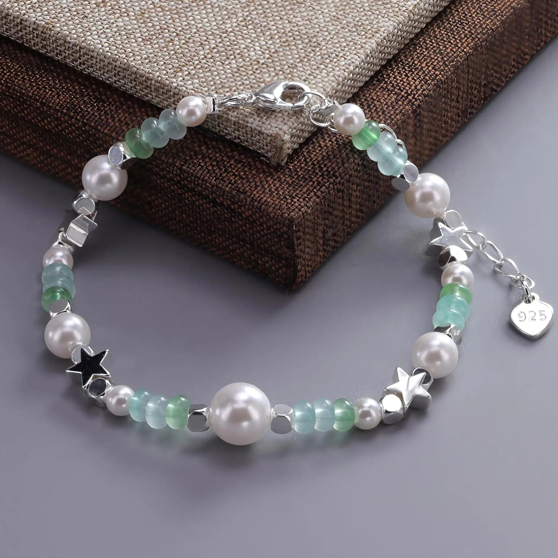 925er Sterlingsilber Sternperlen Armband für Frauen Fragmentiertes Silber Süß Romantisch Vielseitig Trend Schmuck Geschenke Dropshipping