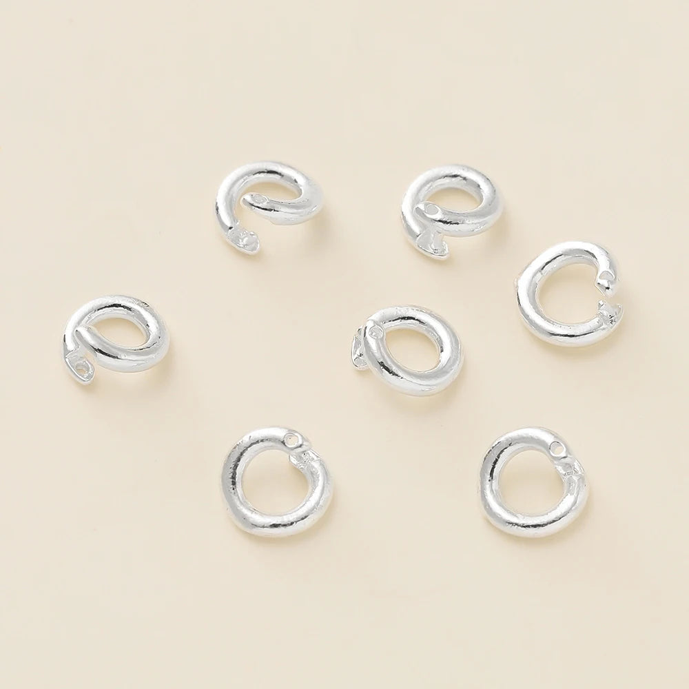 10 Stück/Packung 14/18K vergoldete offene Biegeringe Spaltringe Verbinder für Halsketten Armbänder Schmuckherstellungszubehör