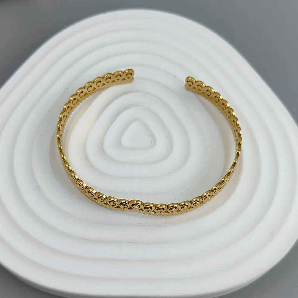 Neues Kronenform-Edelstahlarmband, 18K vergoldet, hochwertige wasserdichte Silberkette, Pärchengeschenk