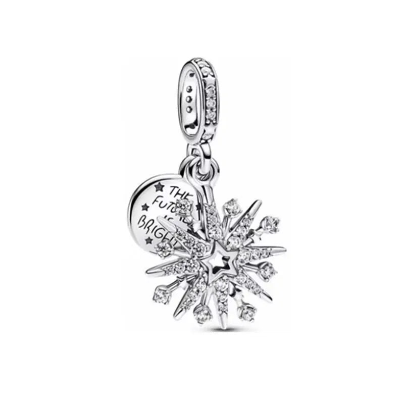 2026 Neuer S925 Silber Hohl-Elefant Affe Auto Anhänger Passend für Original Armband DIY Zubehör Damen Charm Schmuck Geschenke