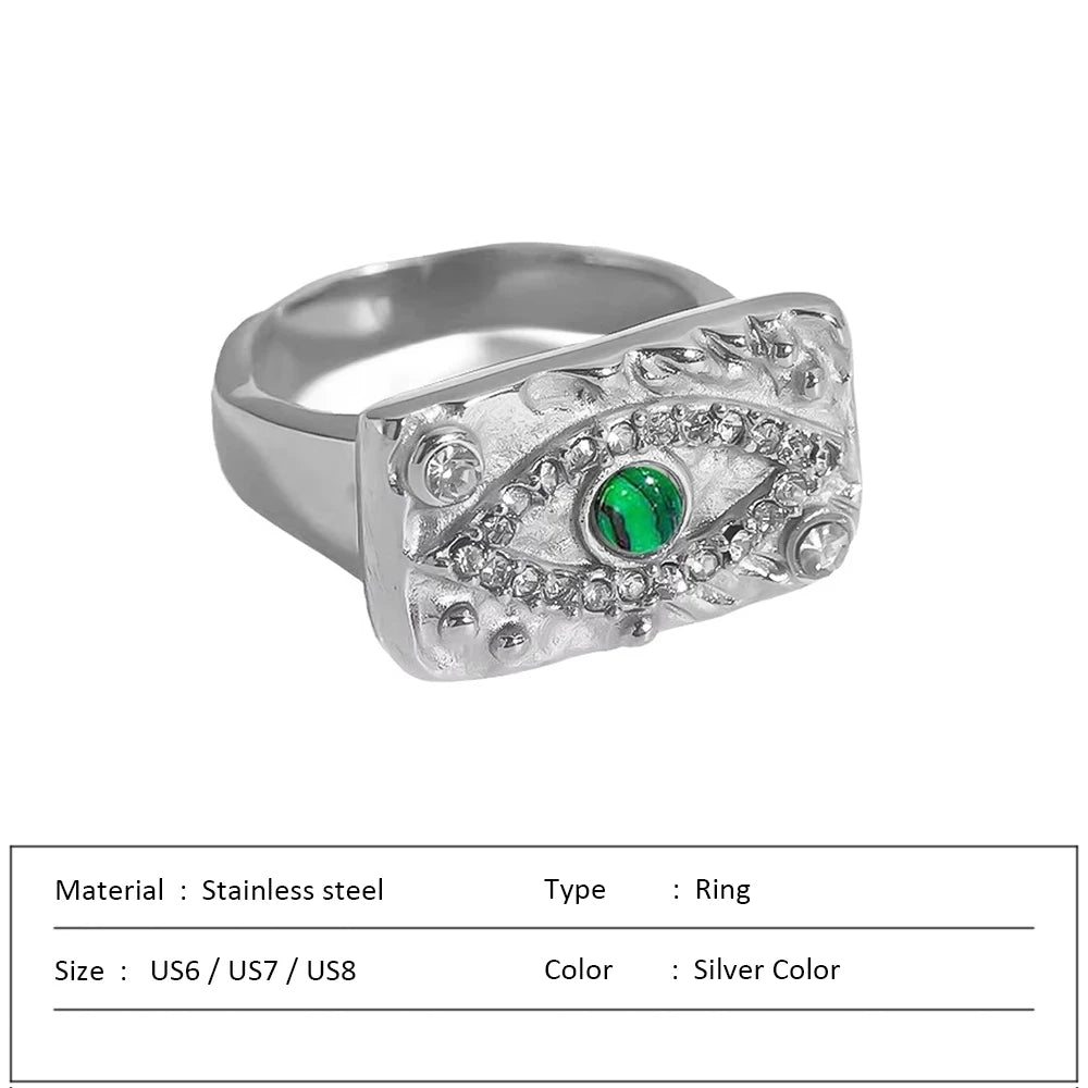 Anillo de acero inoxidable impermeable para mujer, anillo de corazón que no se decolora, anillos de metal elegantes, joyería sencilla, novedad, venta al por mayor, Dropshipping