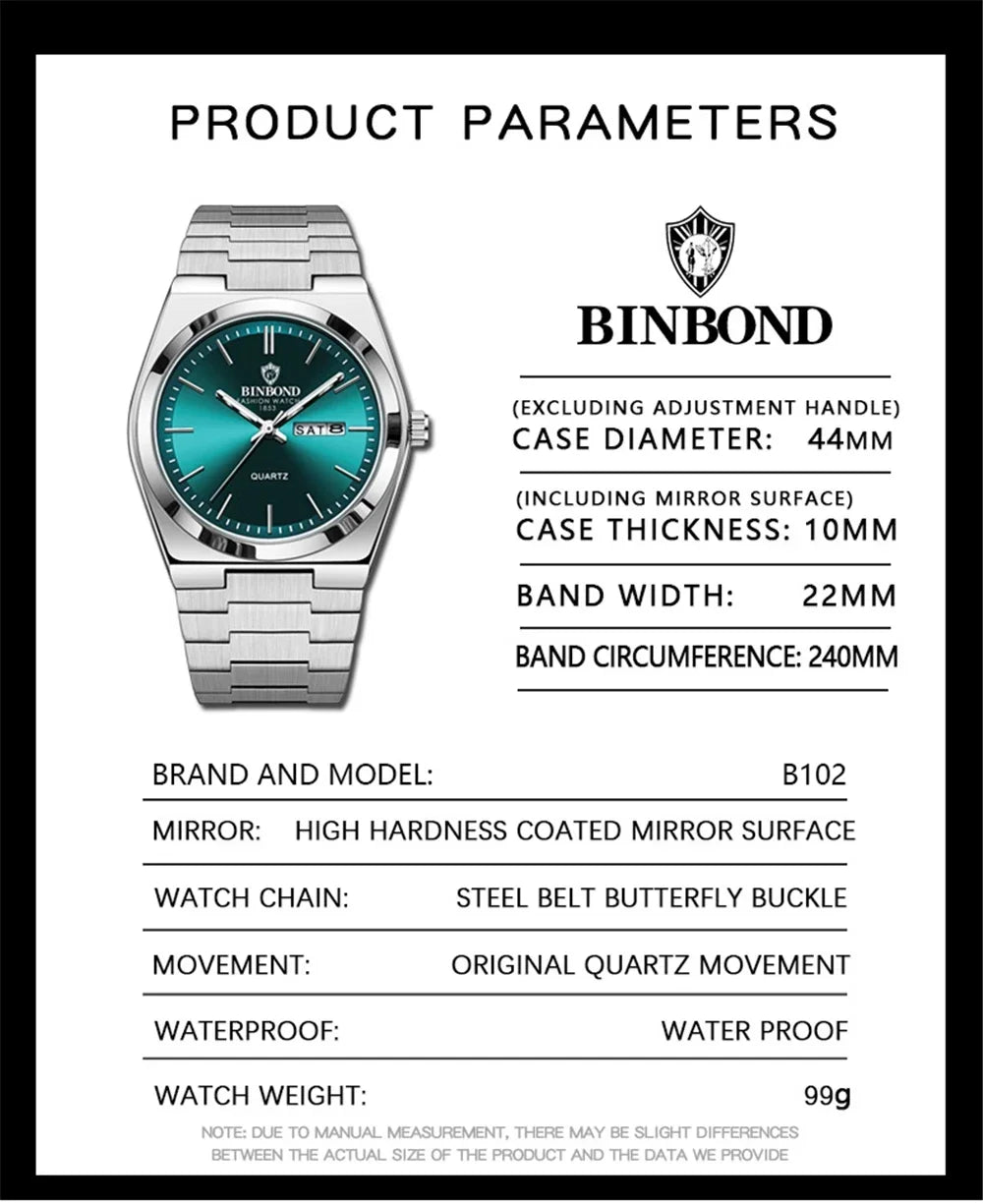 Nuevos regalos Top de negocios casual Reloj azul para hombres Relojes de lujo automáticos Relojes de pulsera de cuarzo de moda para hombre Relogio Masculino