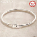925 Sterlingsilber 3mm Schlangenkette Armband Schlichtes Design Für Damen Herren Alltag Party Ganzjahresschmuck 16-23cm