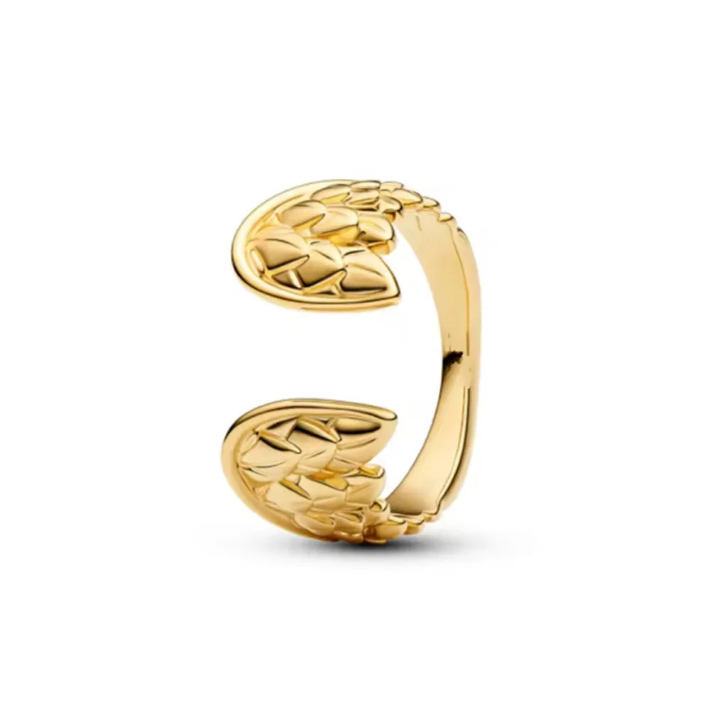 925er Silber Herzsteinringe in Goldfarbe Ring Neu Heiß begehrte Ringe in Goldfarbe Passend für jeden Anlass DIY Geburtstagsgeschenk