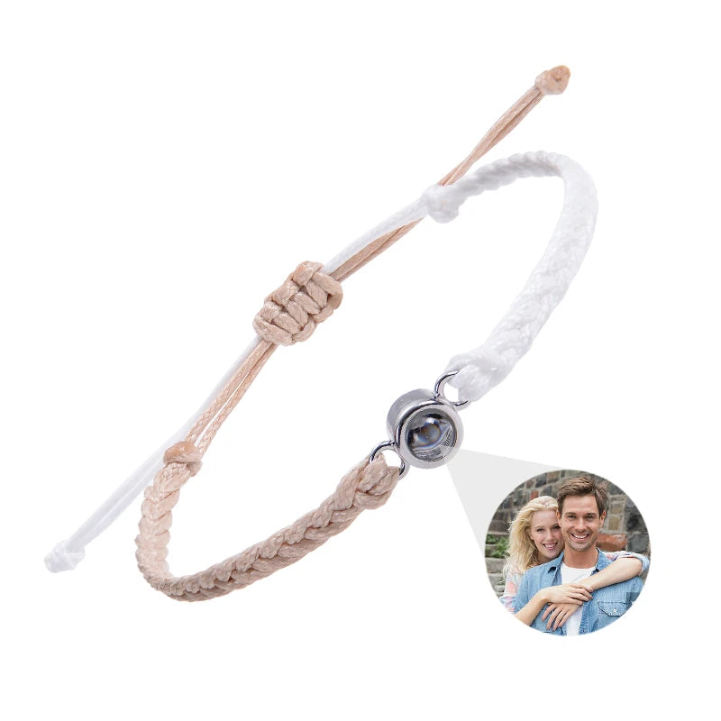 Individuelle Armbänder mit Bild im Inneren, personalisierte Projektionsarmbänder mit Fotos, Armband als persönliches Foto-Erinnerungsgeschenk