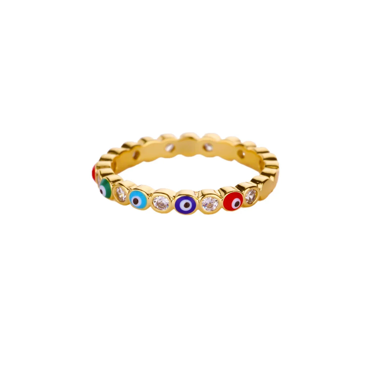 Edelstahl Kleine Zirkonringe für Frauen Exquisiter Goldfarbener Sonnen-Doppelring Punk Hip-Hop Accessoire Bague Schmuckgeschenk
