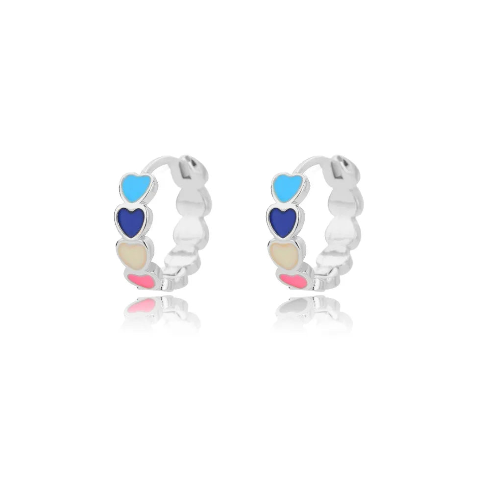 Hohle Zirkon-Herzohrringe für Frauen, Edelstahl, Goldfarben, Herz-Ohrring, Luxuriöser Hochzeitsschmuck für Paare, Geschenk, kostenloser Versand